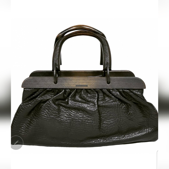 Gucci Handbags - Sale! Vintage  Gucci Tom Ford peopled leather wooden bag